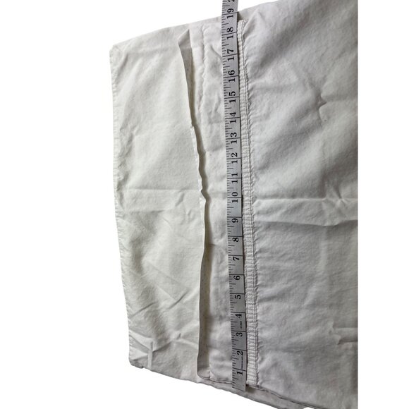 3 White Cotton Pillowcases 30" X 20" Polka Dot Pattern /Plain Standard Size Bedd - Picture 4 of 5